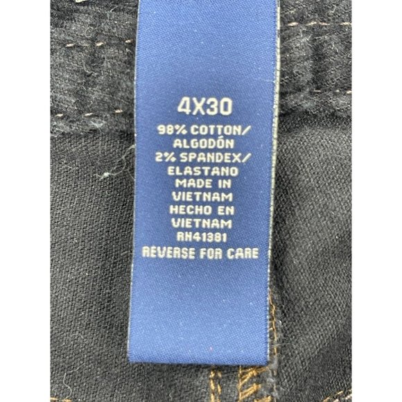 Ralph Lauren Polo Jeans Company Women's Straight Black Corduroy Pants Size 4 - Picture 11 of 16